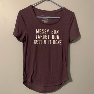 Purple graphic tee size small